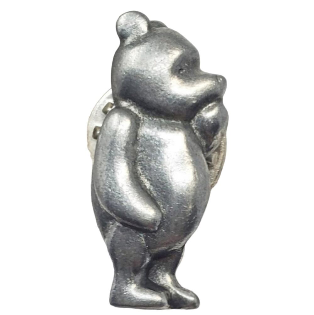 Disney Danforth Pewter Winnie the Pooh Silver Brooch